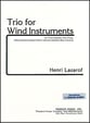 TRIO FOR WIND INSTR FL/OB/CLAR cover